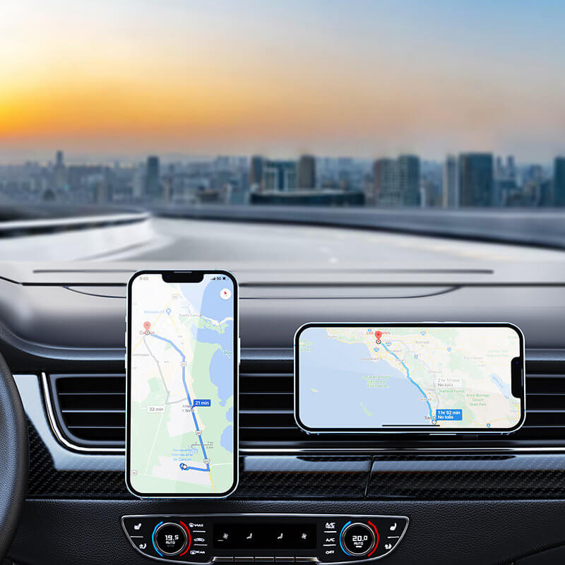 Joyroom Universal Μαγνητική Βάση Αυτοκινήτου Αεραγωγού - Grey - JR-ZS311