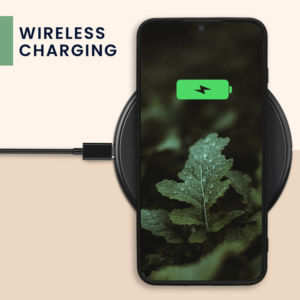 KW Samsung Galaxy S24 Θήκη από Φυσικό Ξύλο - Design Compass Vintage - Dark Brown