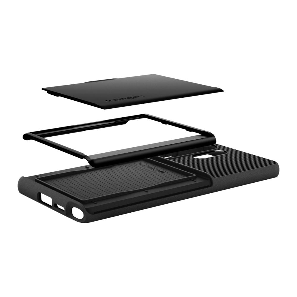 Spigen Samsung Galaxy S25 Ultra Slim Armor CS Σκληρή Θήκη με Υποδοχή για Κάρτα - Black