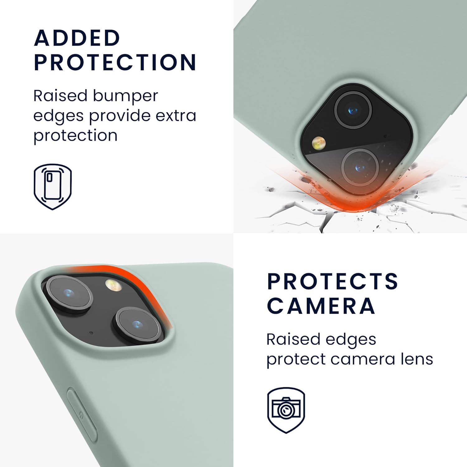 KW iPhone 15 Λεπτή Θήκη Σιλικόνης TPU - Cool Mint