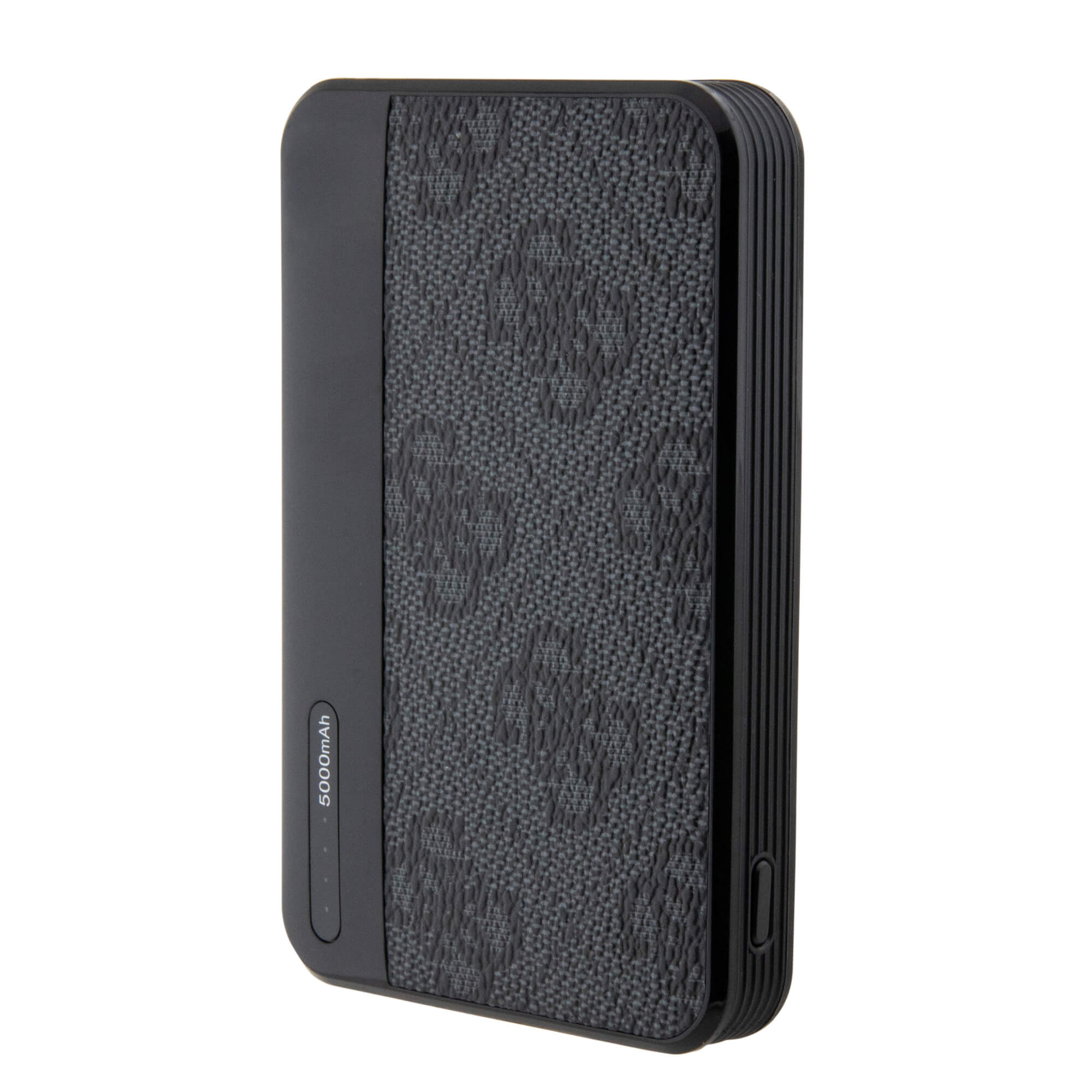 Guess PowerBank 15W - 4G Leather Metal Logo - 5000 mAh - Black - GUPB5LP4GEGK