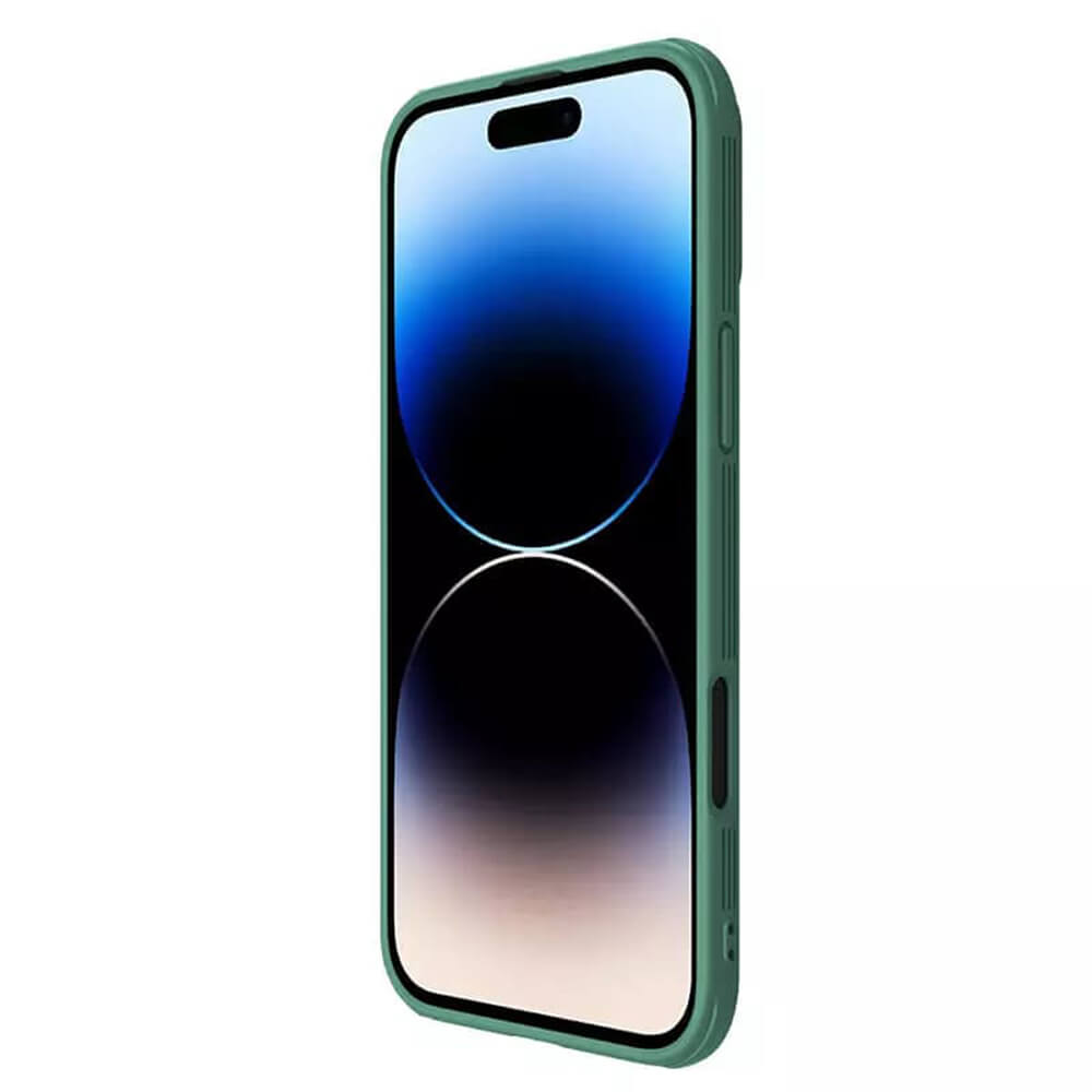 Nillkin iPhone 16 Pro Max CamShield Pro Magnetic Σκληρή Θήκη με Κάλυμμα για την Κάμερα και MagSafe - Green