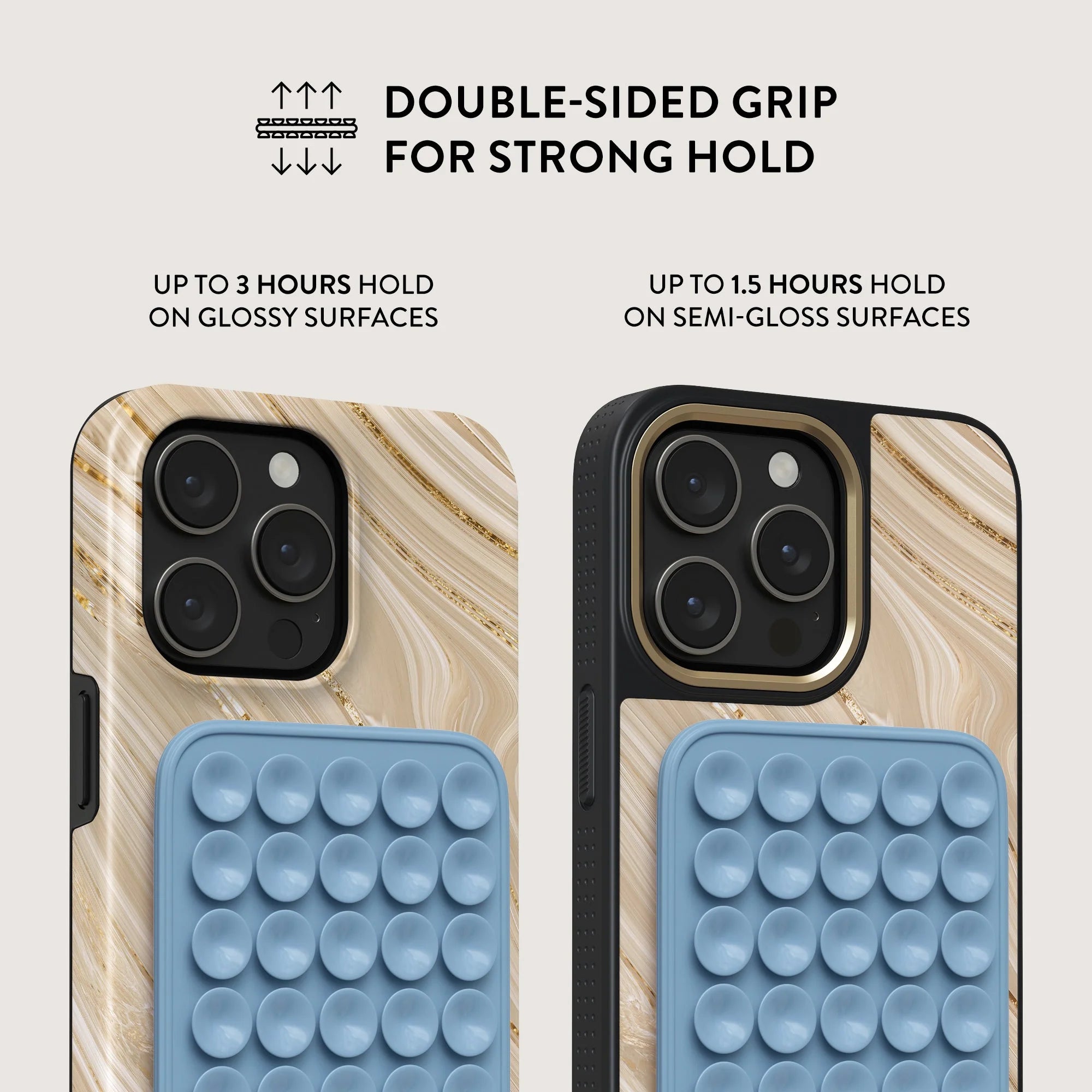 Burga StickPad Αξεσουάρ Στερέωσης Κινητού με Ενσωματωμένες Βεντούζες - Aqua