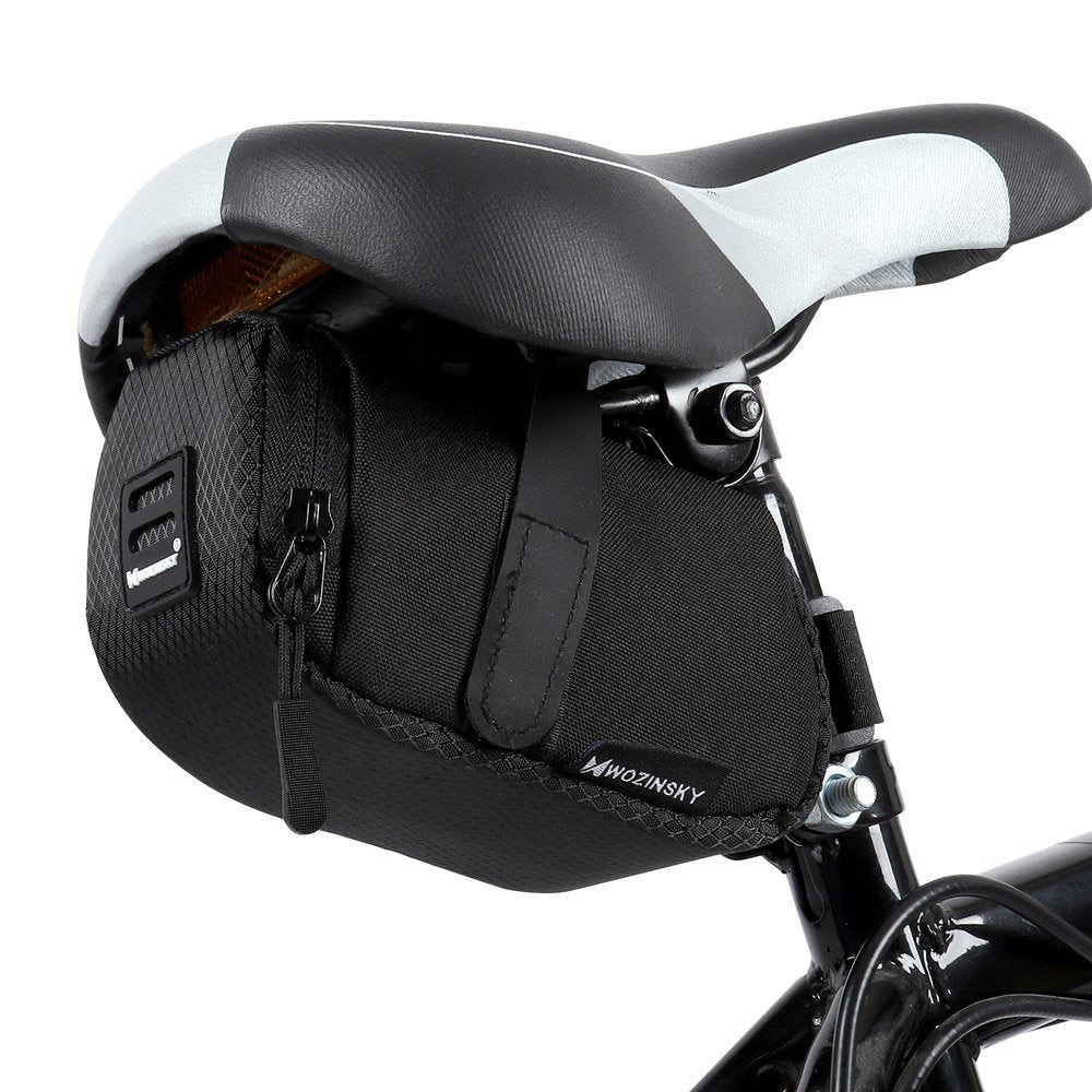 Wozinsky Bike Saddle Bag - Τσάντα Αποθήκευσης για Σέλα Ποδηλάτων 0,6L - Black - WBB8BK