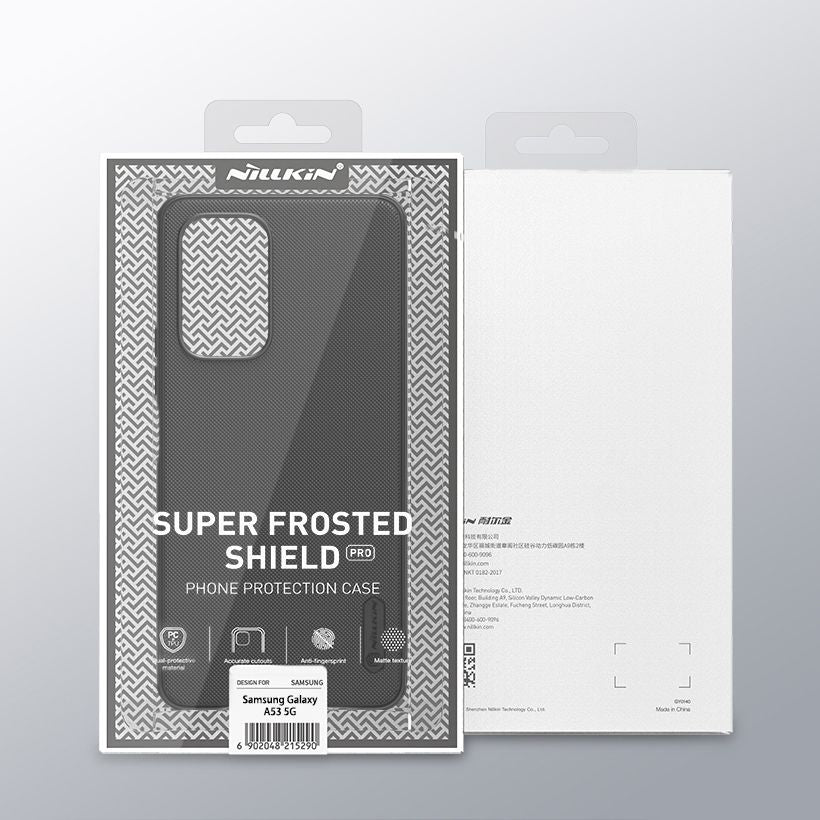 Nillkin Samsung Galaxy A53 5G Super Frosted Shield Pro Σκληρή Θήκη με Πλαίσιο Σιλικόνης - Black