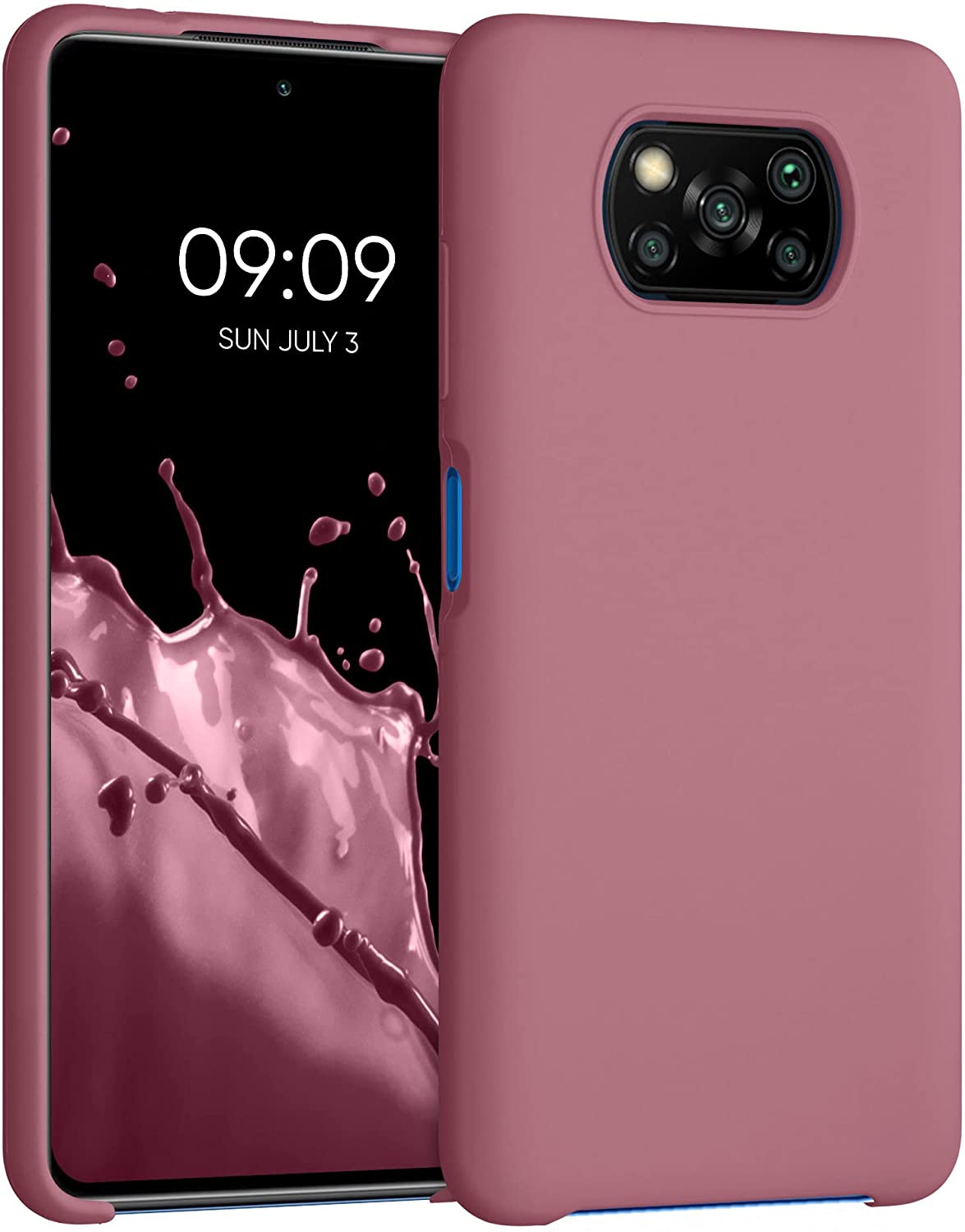 KW Xiaomi Poco X3 NFC / Poco X3 Pro Θήκη Σιλικόνης Rubber TPU - Deep Rusty Rose - 54345.167