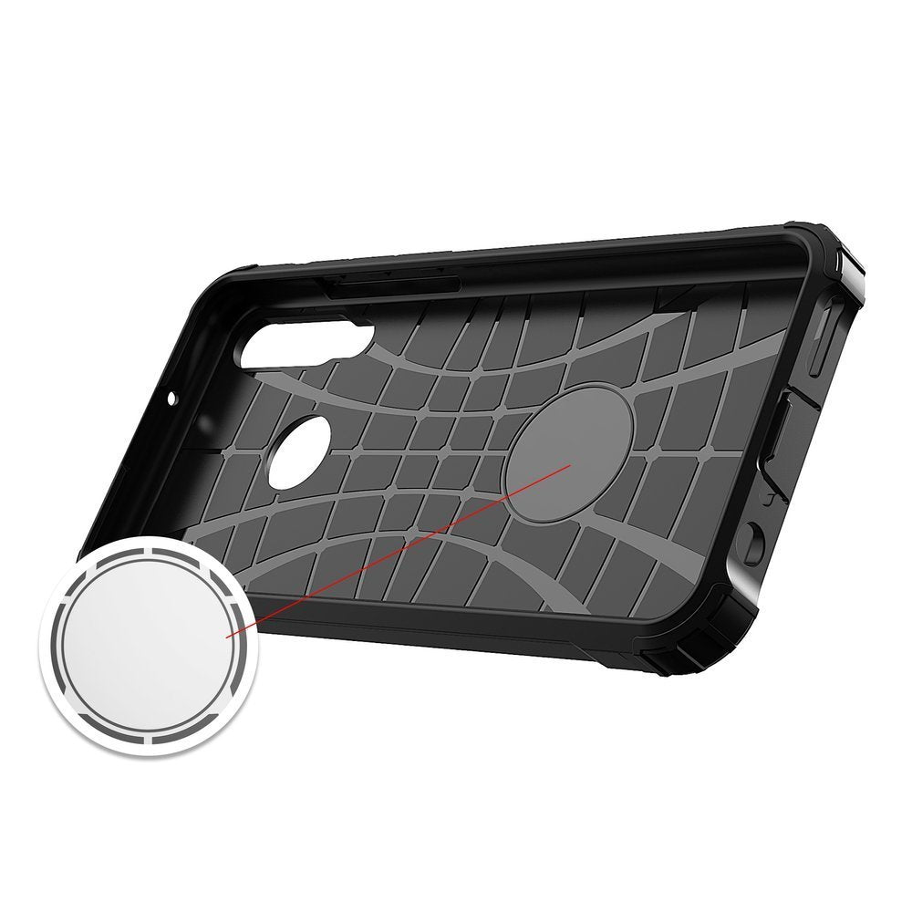 OEM Huawei Y6p Hybrid Rugged Armor Θήκη - Black