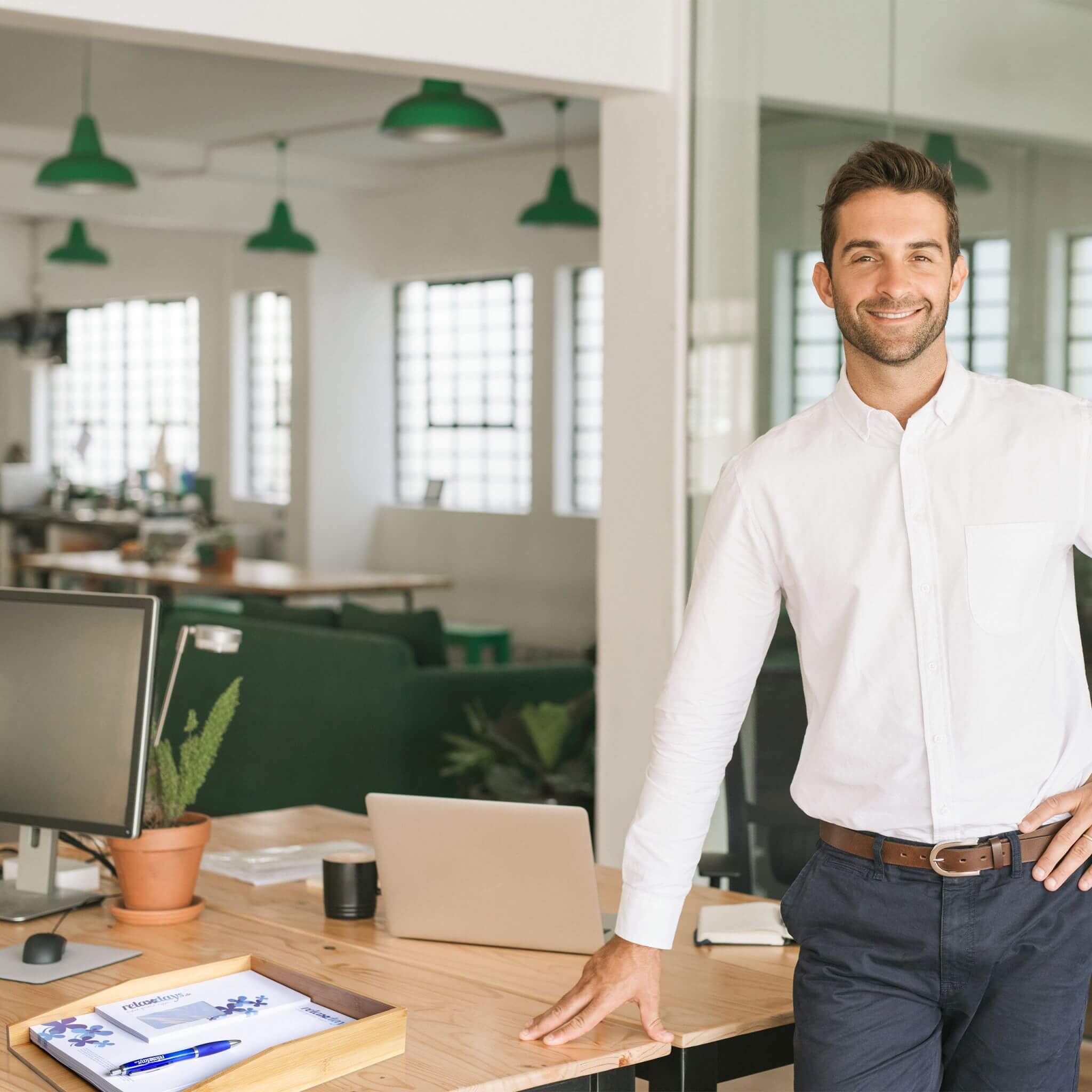 Relaxdays Θήκη Αποθήκευσης και Οργάνωσης Εγγράφων από Bamboo - Natural - 4052025140557