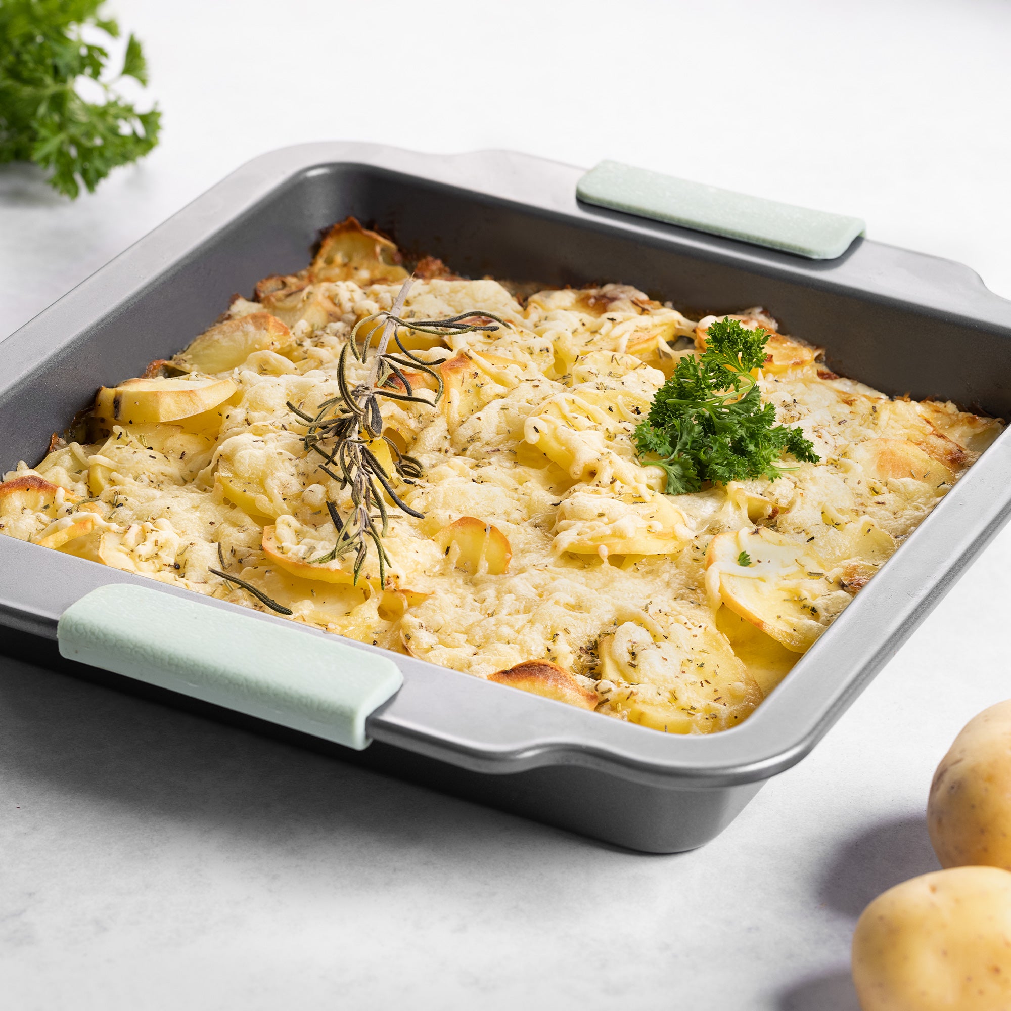 Navaris Αντικολλητικό Ταψί από Ανθρακούχο Χάλυβα - Black / Mint - 54288.01.2