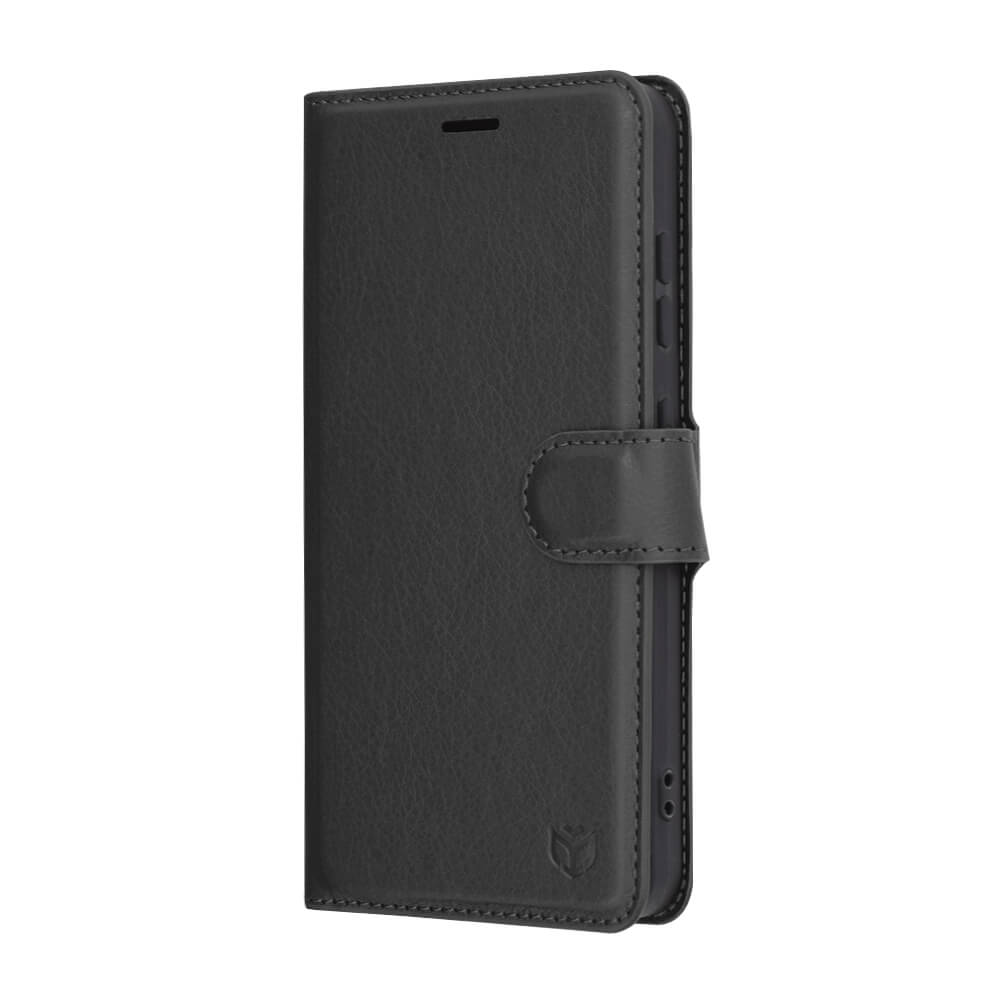 Techsuit Samsung Galaxy S25 - Leather Folio - Θήκη Πορτοφόλι από Δερματίνη με Stand - Black