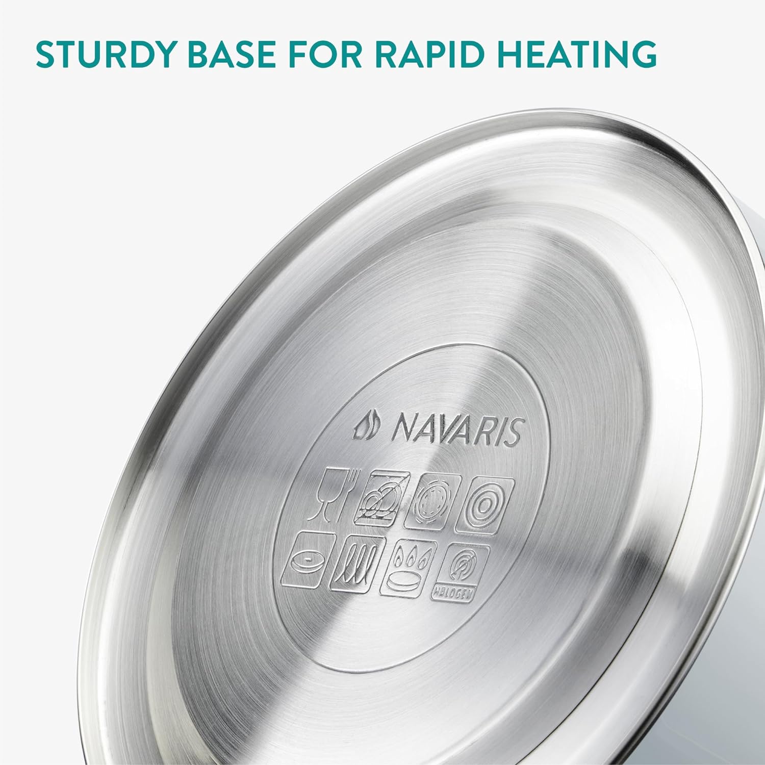Navaris Βραστήρας Σφυρίγματος από Ανοξείδωτο Ατσάλι - 2.8 L - White - 61696.01