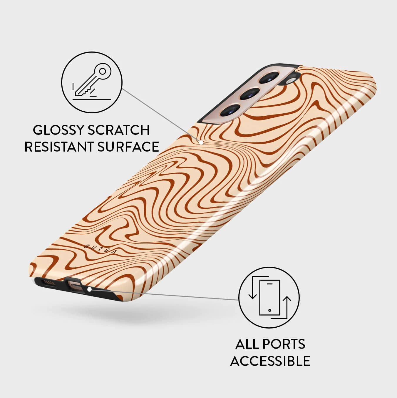 Burga Samsung Galaxy S22 Plus Fashion Tough Σκληρή Θήκη - Déjà Vu