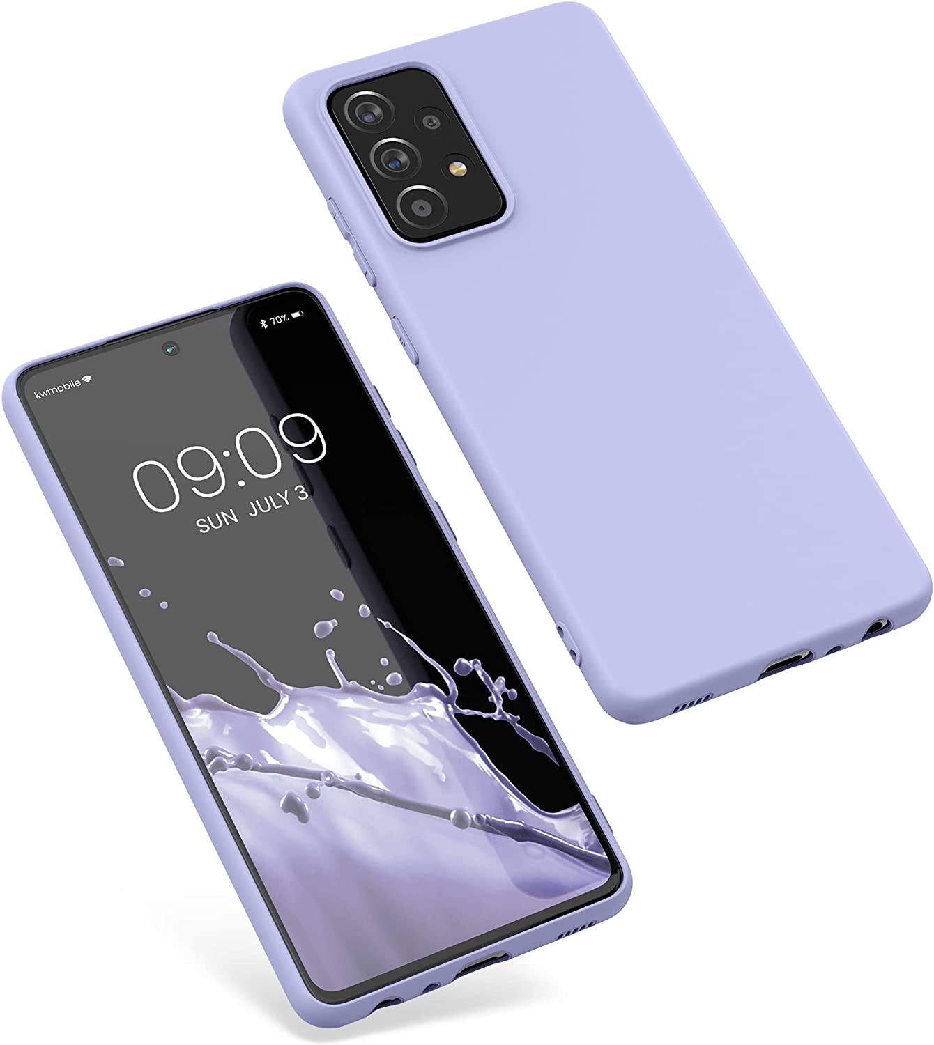 KW Samsung Galaxy A52 / A52 5G / A52s 5G Θήκη Σιλικόνης TPU - Pastel Lavender - 54346.139