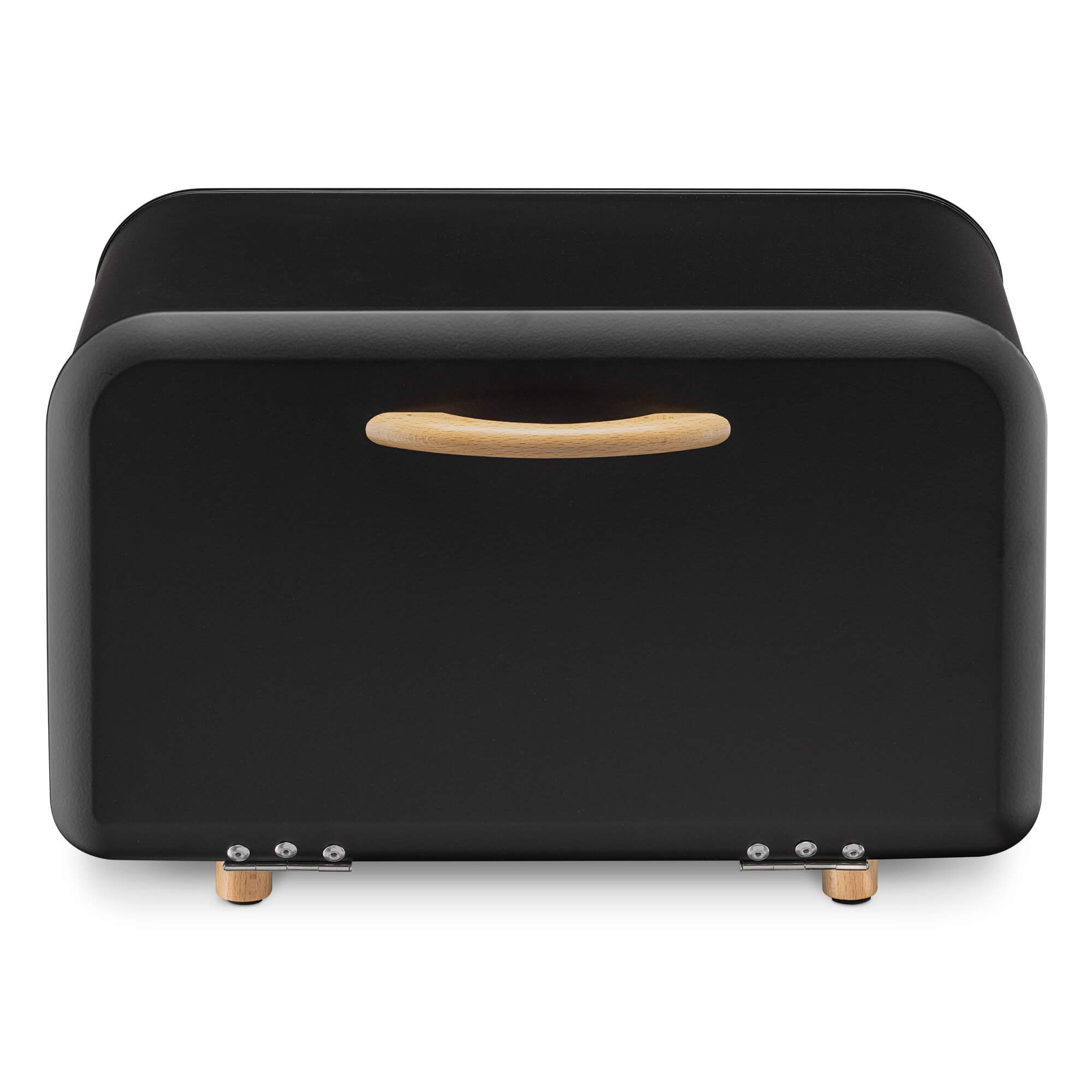 Navaris Μεταλλικό Κουτί Αποθήκευσης Ψωμιού - 35,2 x 23 x 23,5 cm - Black - 51503.02.01