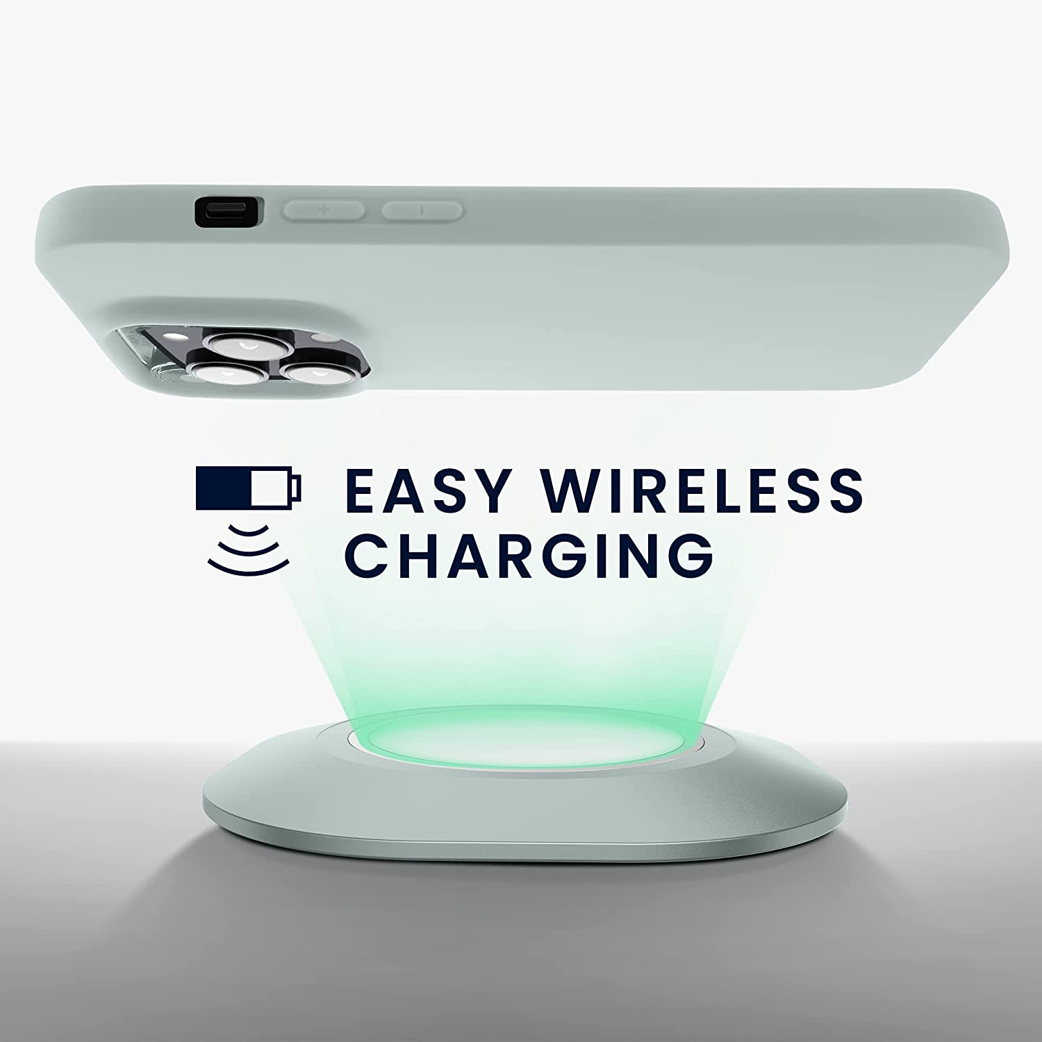 KW iPhone 14 Pro Λεπτή Θήκη Σιλικόνης TPU - Cool Mint - 59077.200