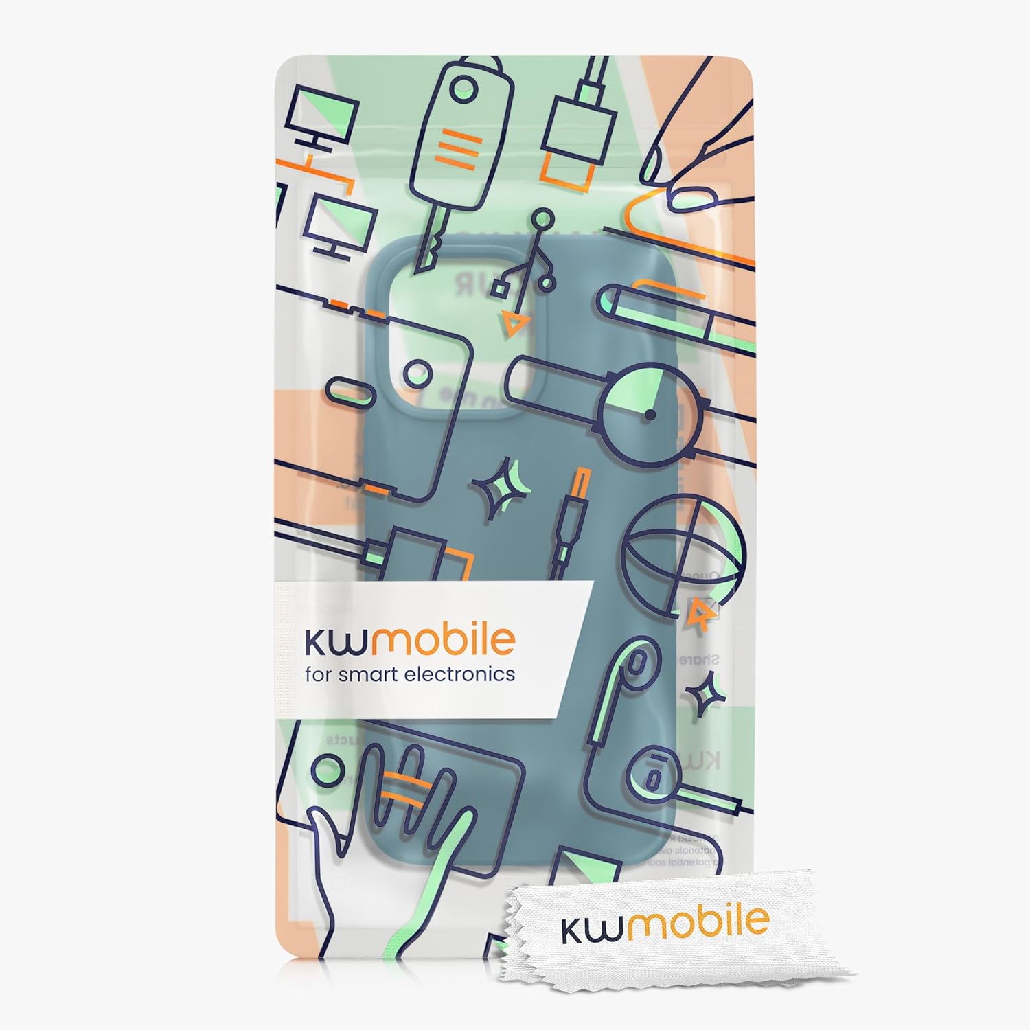 KW iPhone 15 Pro Max Θήκη Σιλικόνης Rubber TPU με MagSafe - Petrol Matte