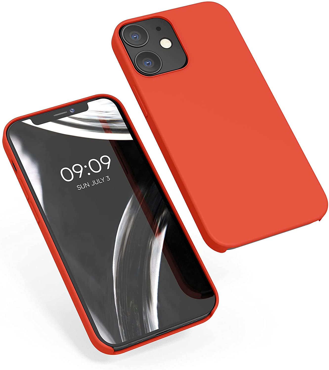KW iPhone 12 / iPhone 12 Pro Θήκη Σιλικόνης Rubber TPU - Tangerine Tango - 52641.218
