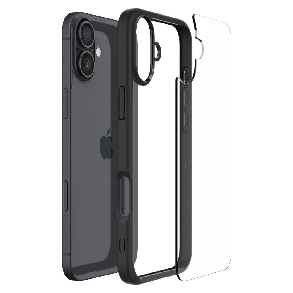 Spigen iPhone 16 Ultra Hybrid Σκληρή Θήκη με Πλαίσιο Σιλικόνης - Matte Black