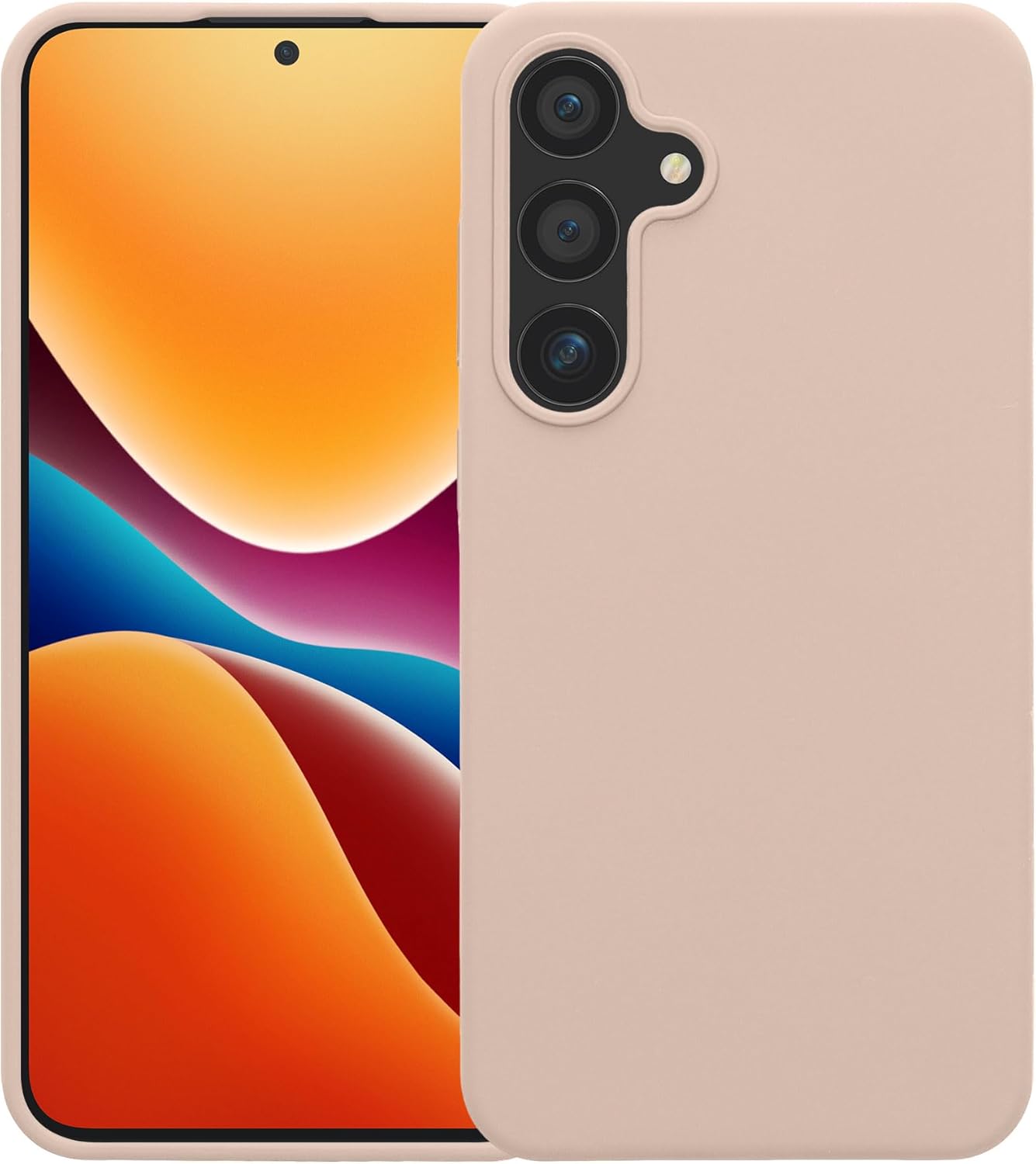 KW Samsung Galaxy S24+ Θήκη Σιλικόνης Rubberized TPU - Coconut Swirl