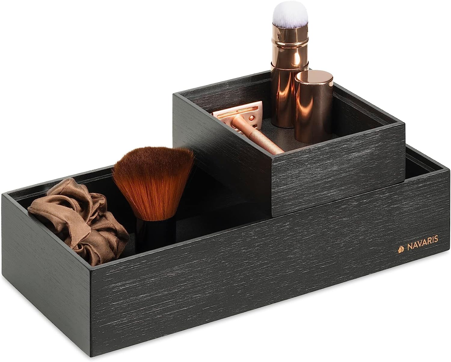 Navaris Σετ με 2 Κουτιά Αποθήκευσης - ‎Black - 51864.03