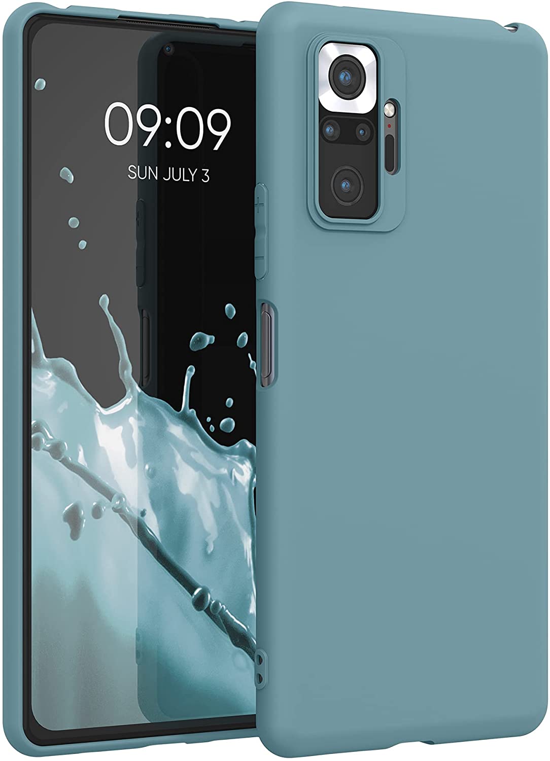 KW Xiaomi Redmi Note 10 Pro Θήκη Σιλικόνης TPU - Arctic Blue - 54551.207