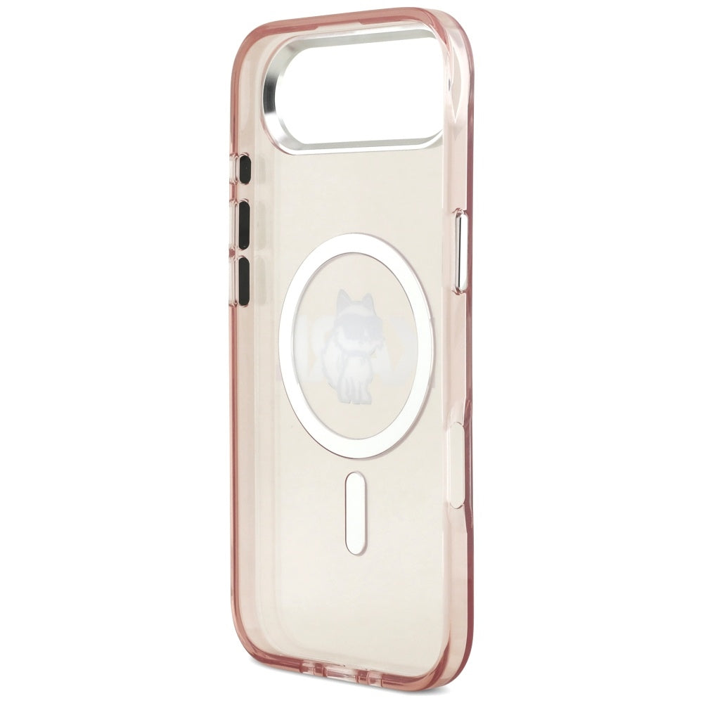 Karl Lagerfeld iPhone Air - IML Choupette Sketch Logo MagSafe - Σκληρή Θήκη με Πλαίσιο Σιλικόνης - Pink - KLHMP17MHGCHGKBP