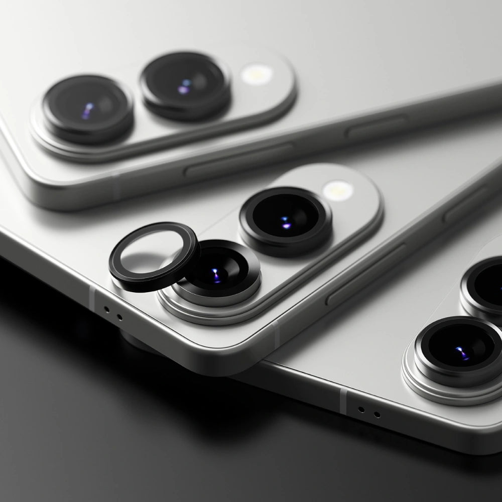 Ringke Samsung Galaxy S25 Edge - Lens Frame Glass Αντιχαρακτικό Γυαλί για την Κάμερα - Black