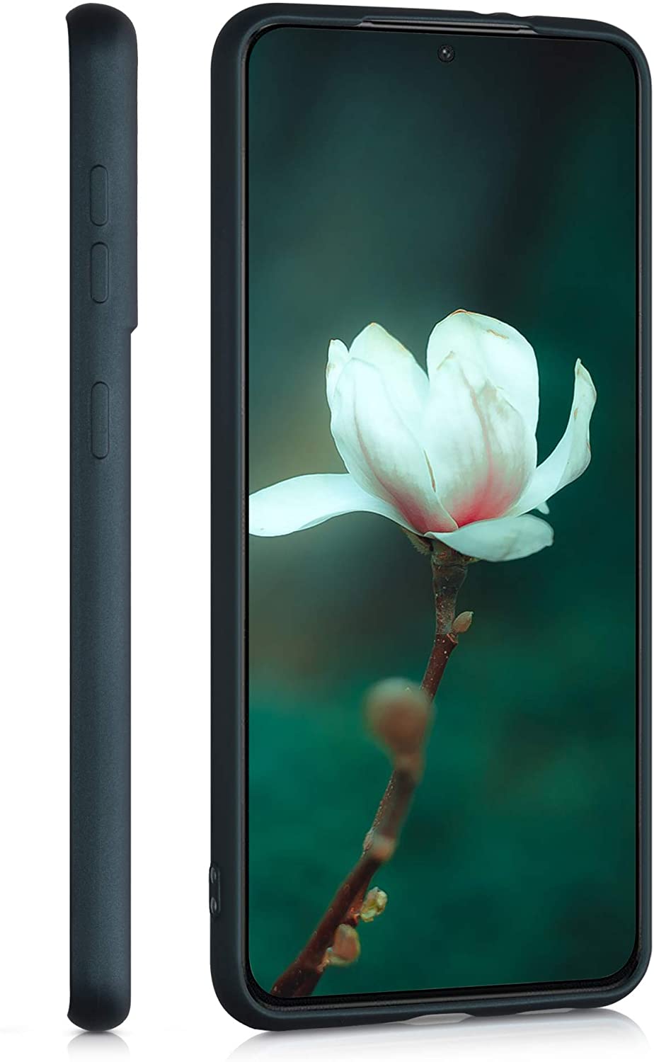 KW Samsung Galaxy S21 Θήκη Σιλικόνης - Metallic Petrol - 54057.14