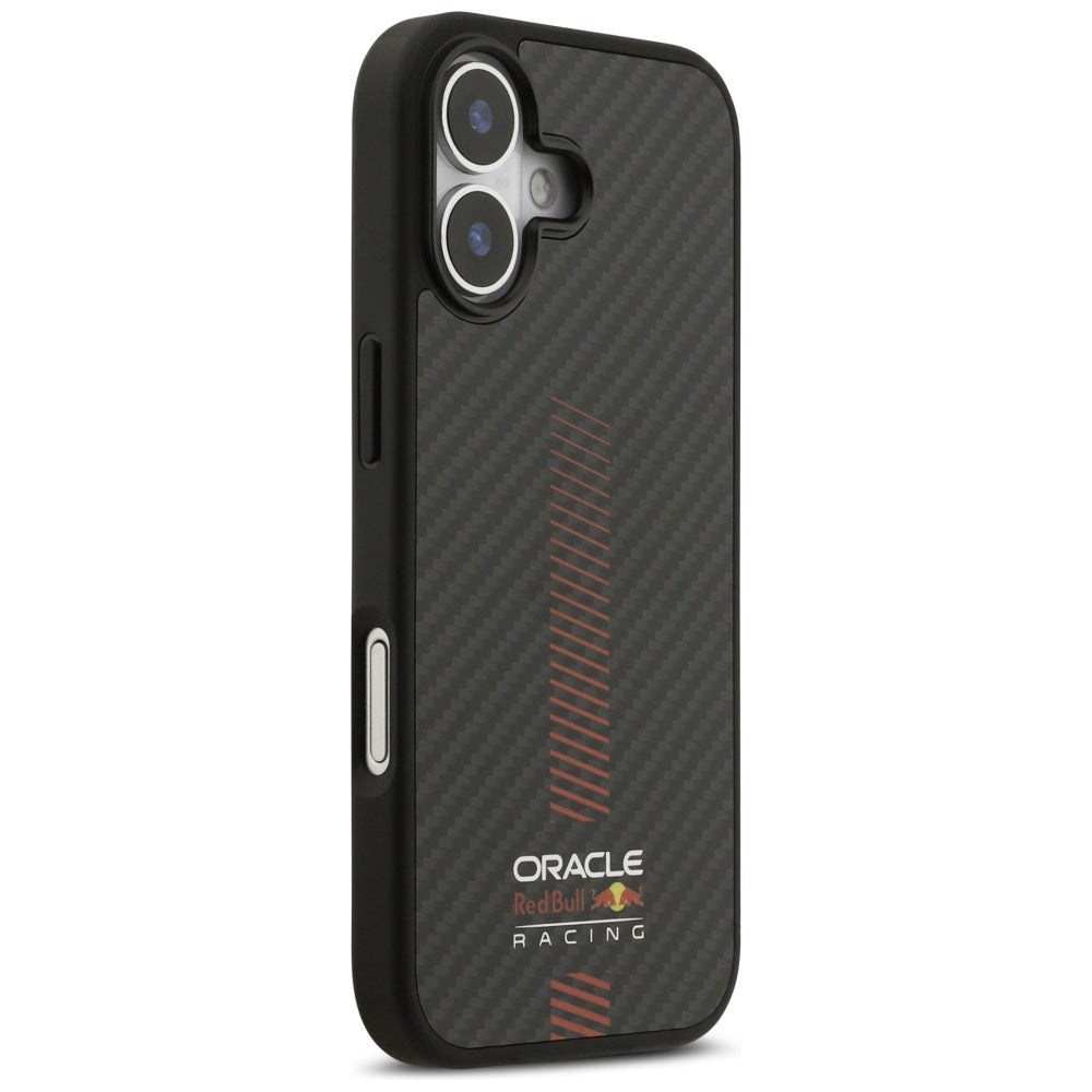 Red Bull iPhone 17 - Kevlar Powerbar MagSafe - Σκληρή Θήκη με Πλαίσιο Σιλικόνης - Black - RBHMP17S24CFGSMK