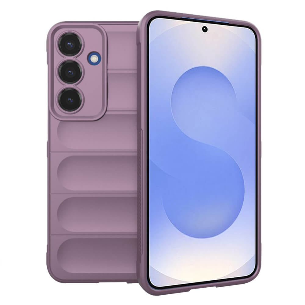 Techsuit Samsung Galaxy S25 Magic Shield Θήκη Σιλικόνης TPU - Purple