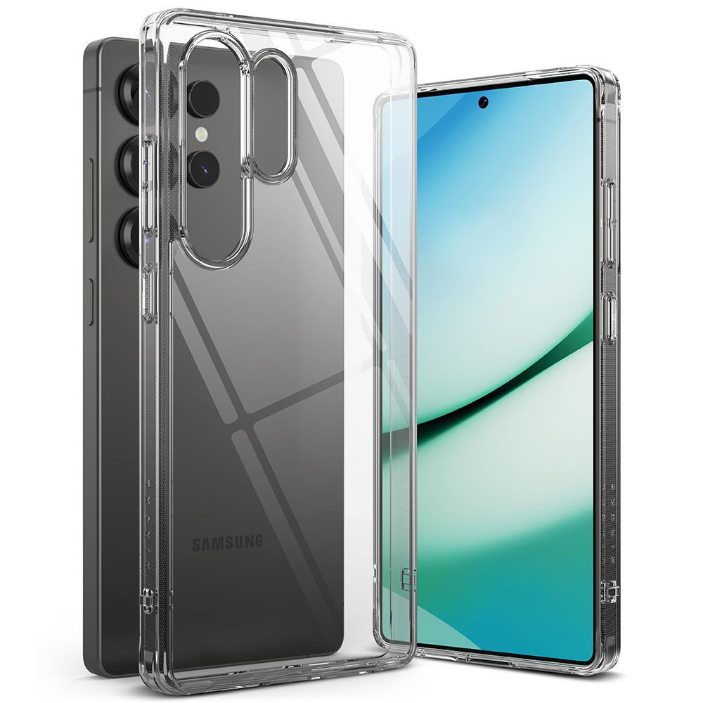 Ringke Samsung Galaxy S25 Ultra Fusion Σκληρή Θήκη με Πλαίσιο Σιλικόνης - Διάφανη