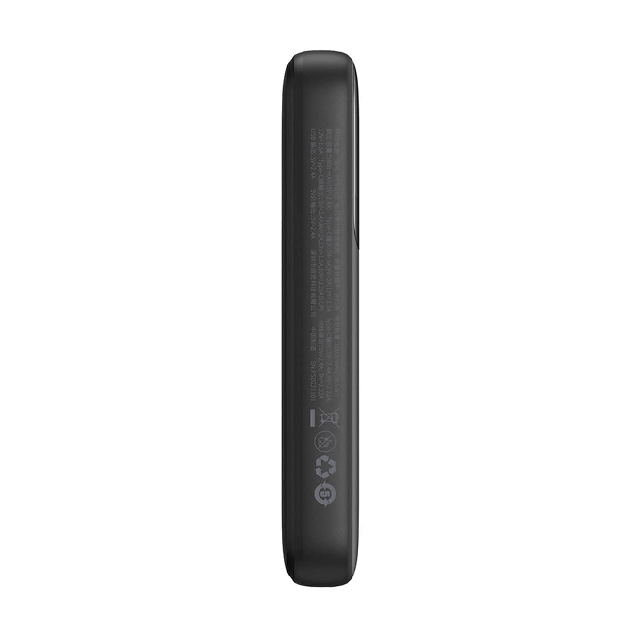 Baseus Comet Series Power Bank 10000mAh 22.5W με Ενσωματωμένα Καλώδια Type-C και Lightning - Black - PPMD020001