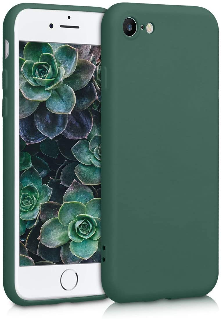 KW iPhone SE 2022 / SE 2020 / 7 / 8 Θήκη Σιλικόνης Rubberized TPU - Moss Green - 49979.169
