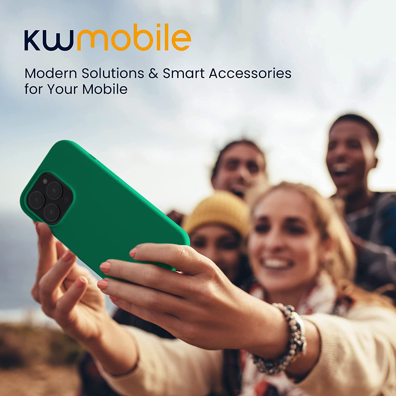 KW iPhone 14 Pro Θήκη Σιλικόνης TPU - Emerald Green - 59073.142