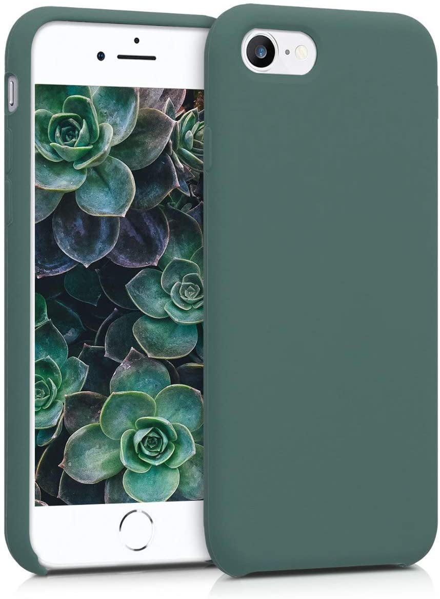 KW iPhone SE 2022 / SE 2020 / 7 / 8 Θήκη Σιλικόνης Rubber TPU - Blue Green - 40225.171