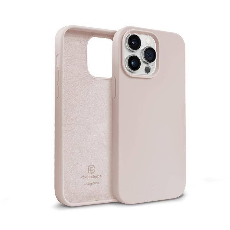 Crong iPhone 14 Pro Color Cover Θήκη Σιλικόνης - Sand Pink