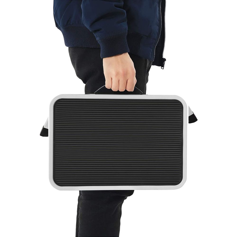 Songmics Αναδιπλούμενο Σκαλοπάτι με Αντιολισθητική Επιφάνεια - White - GSL01WT