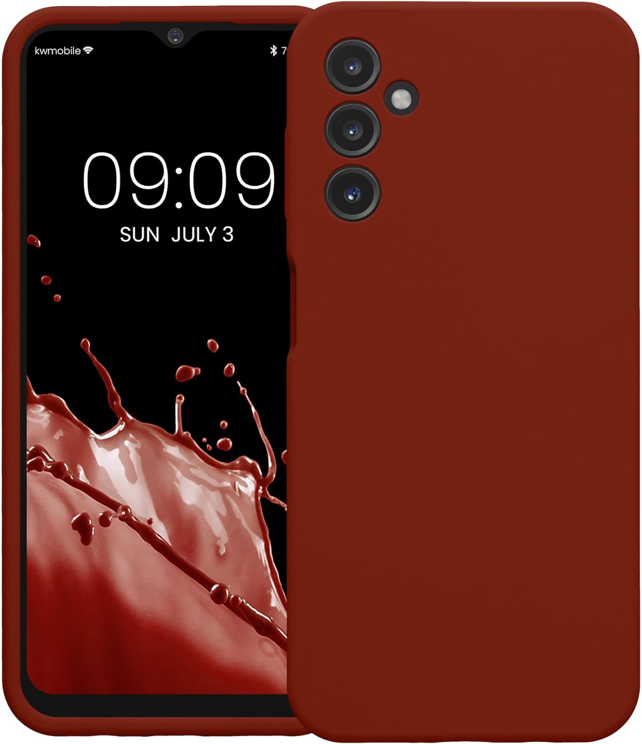 KW Samsung Galaxy A14 5G Θήκη Σιλικόνης Rubberized TPU - Spice Red