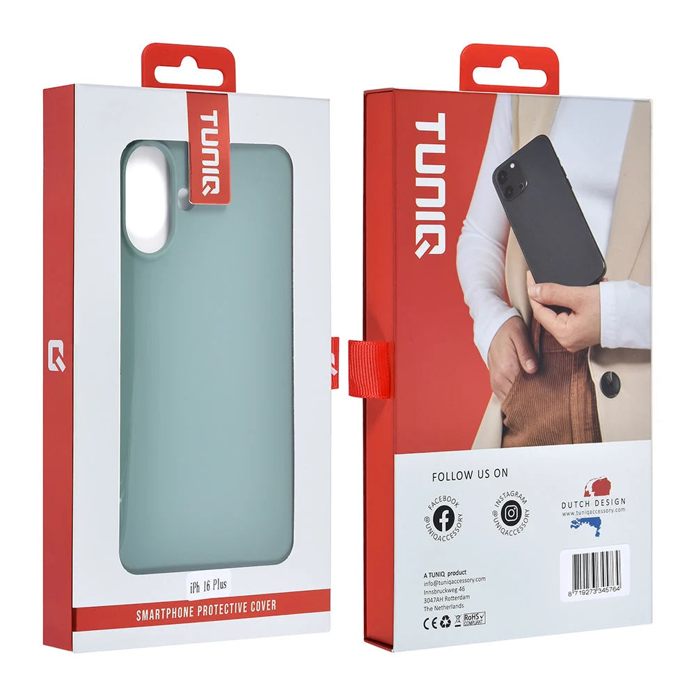 Tuniq iPhone 16 Plus Premium Liquid Silicone Θήκη Σιλικόνης - Green