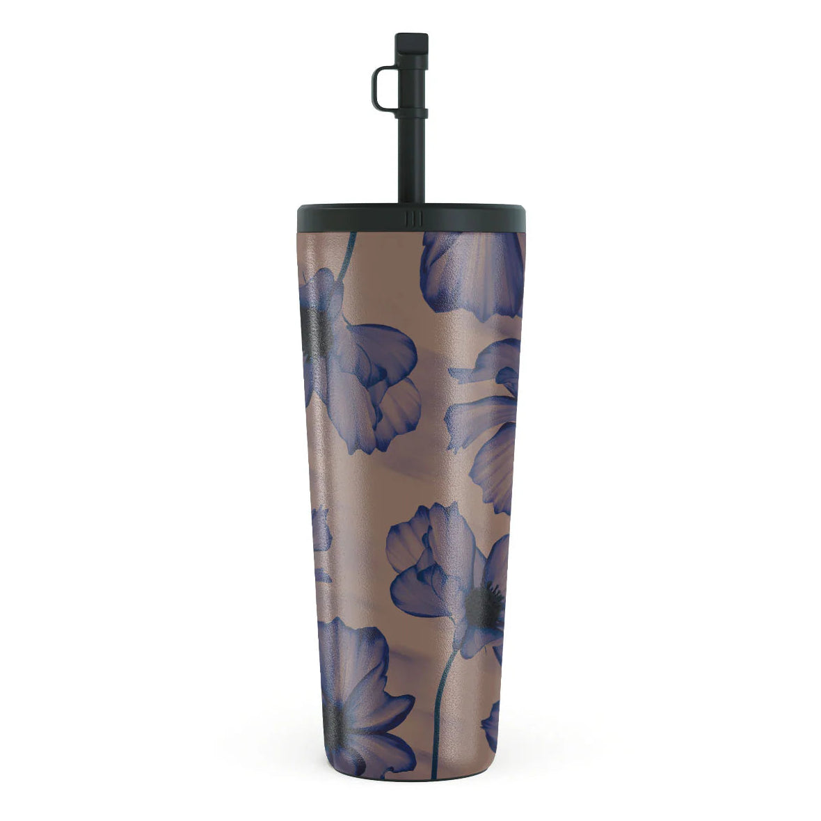 Burga Κούπα θερμός από Ανοξείδωτο Ατσάλι με καλαμάκι - 700ml - Velvet Night