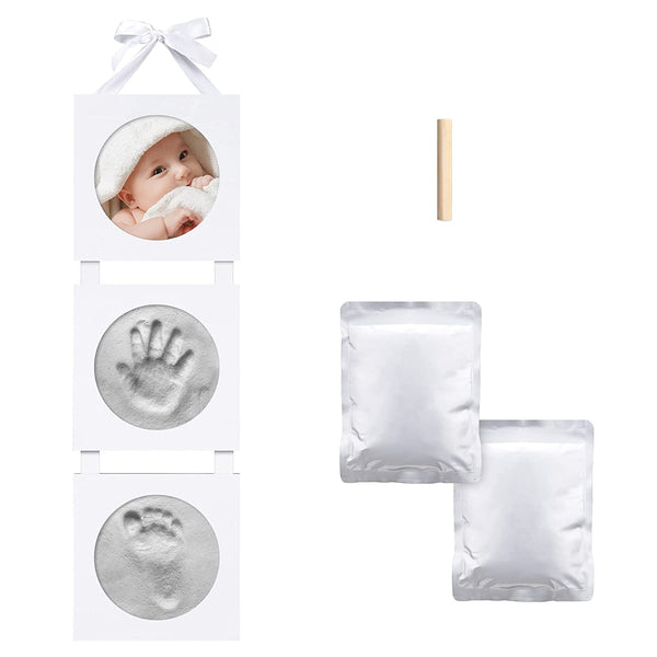 Navaris Σετ Κορνιζών για Φωτογραφία και Αποτύπωμα Μωρού - White - 54252.01 - likebrands.gr