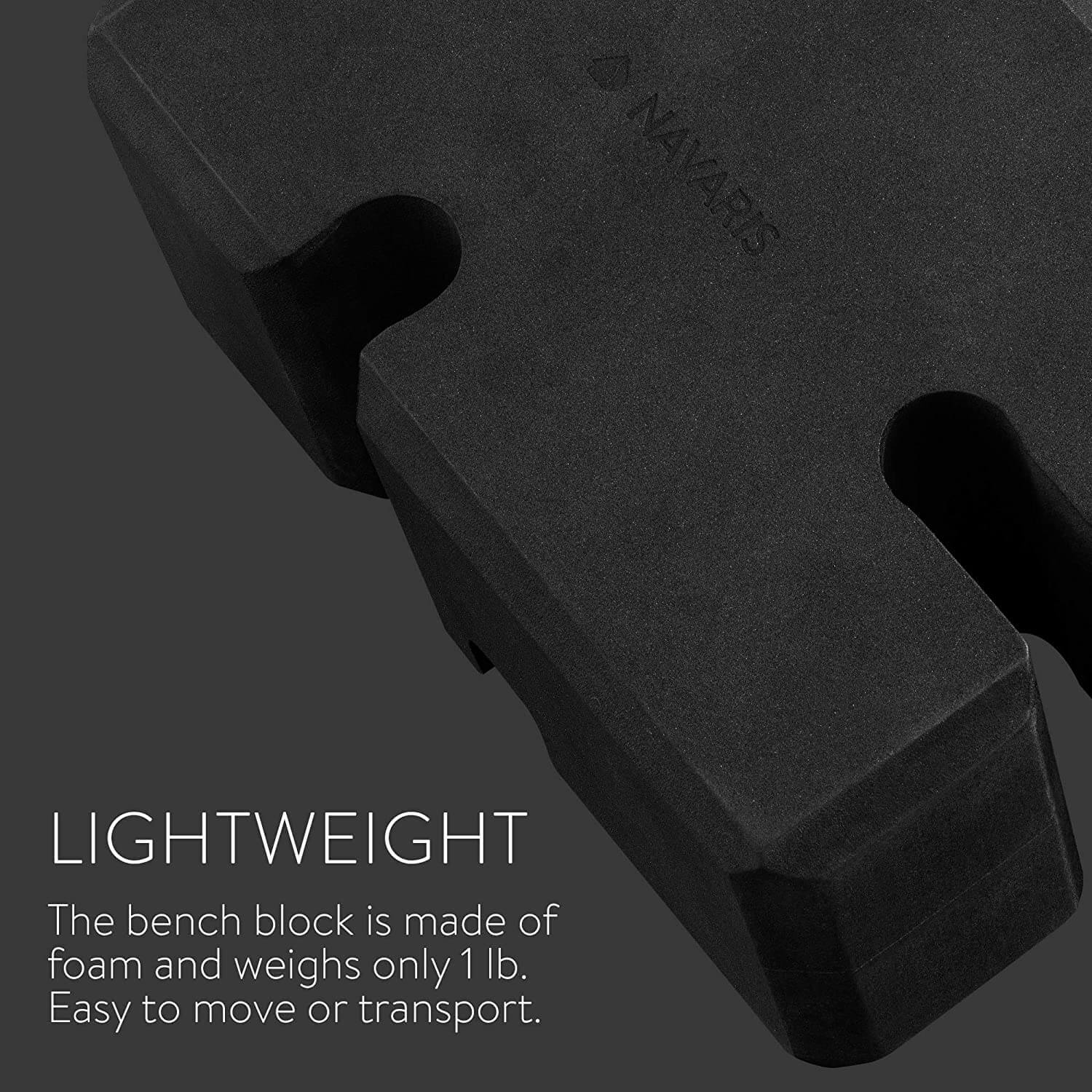 Navaris Μπλοκ για Μπάρα Πάγκου - Black - 53567.01