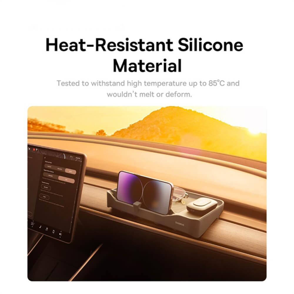 Baseus T-Space Βάση Οργάνωσης και Αποθήκευσης για το Αυτοκίνητο - Grey