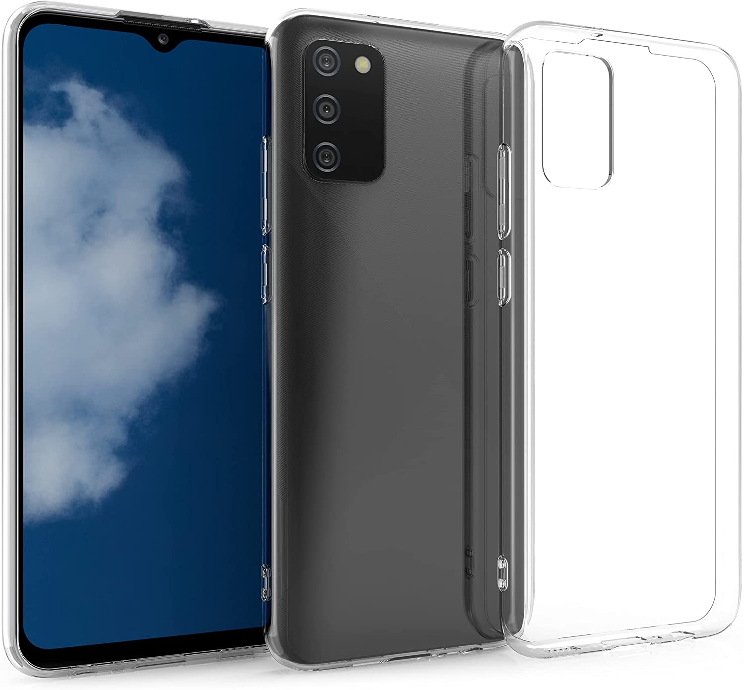 KW Samsung Galaxy A02s Θήκη Σιλικόνης TPU - Διάφανη - 55089.03