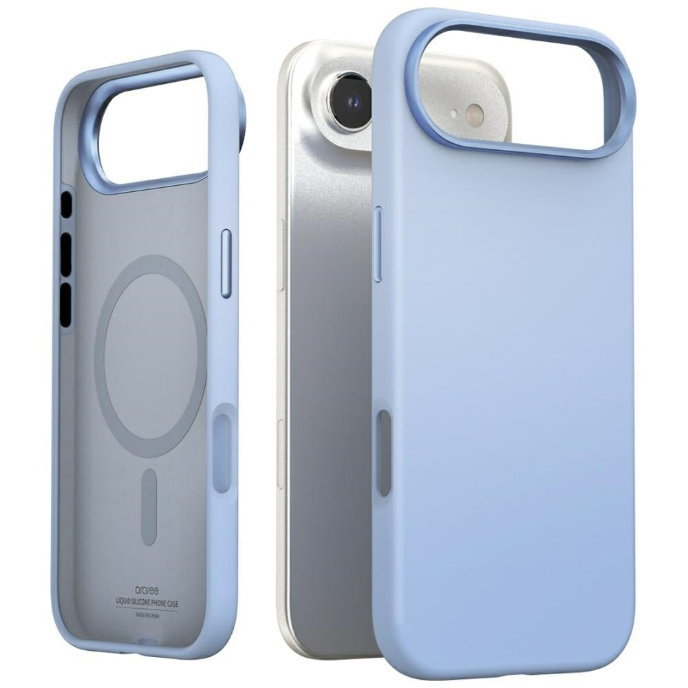 Araree iPhone Air - Typo Skin M MagSafe - Θήκη Σιλικόνης με MagSafe - Blue