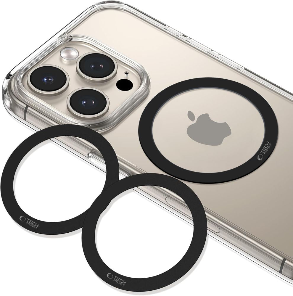 Tech-Protect MMP-110 Magnetic Δακτύλιος MagSafe - 2 Τεμάχια - Black / Black