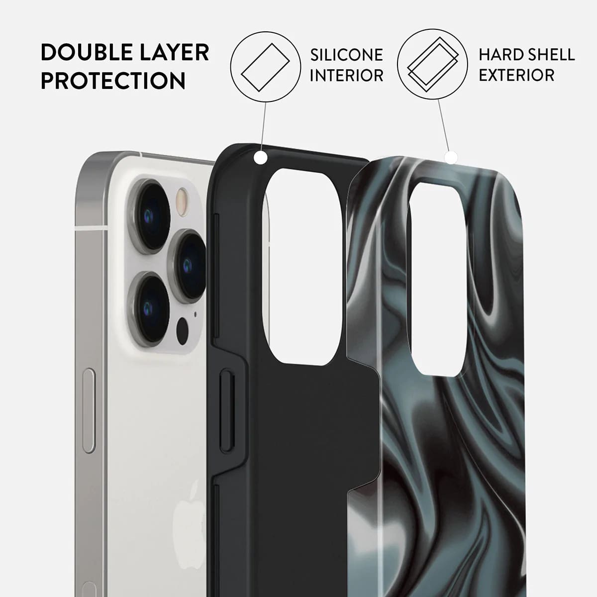 Burga iPhone 14 Pro Max Fashion Tough Σκληρή Θήκη - Lightning Strike