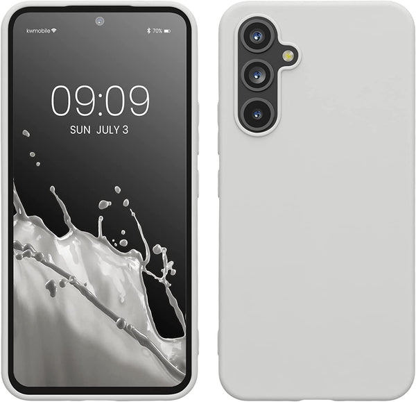KW Samsung Galaxy A54 5G Θήκη Σιλικόνης TPU - White Matte - 60796.48 - likebrands.gr