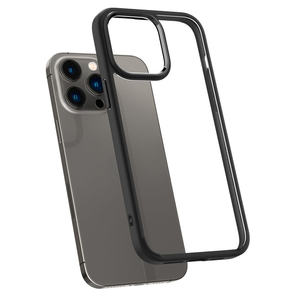 Spigen iPhone 14 Pro Max Ultra Hybrid Σκληρή Θήκη με Πλαίσιο Σιλικόνης - Matte Black