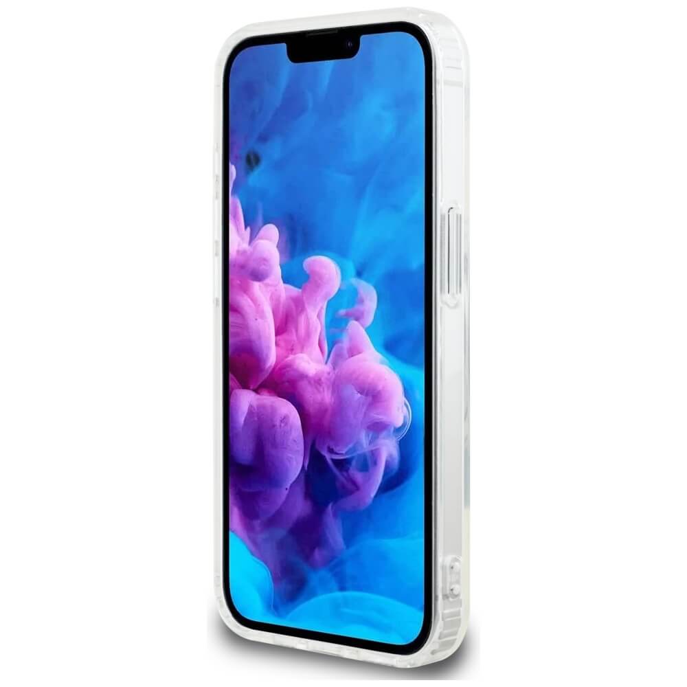 Karl Lagerfeld iPhone 16e - IML Metal Karl Head - MagSafe Σκληρή Θήκη με Πλαίσιο Σιλικόνης - White - KLHMPSE4HLSKIH